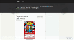Desktop Screenshot of dontfeedaftermidnight.wordpress.com