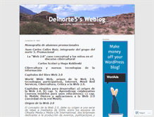 Tablet Screenshot of delnorte5.wordpress.com