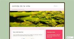 Desktop Screenshot of comidadelavida.wordpress.com