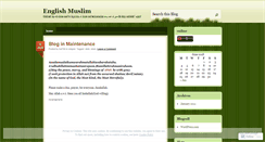 Desktop Screenshot of englishmuslim.wordpress.com