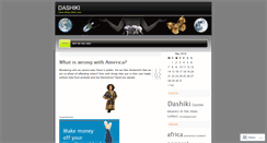 Desktop Screenshot of dashikis.wordpress.com