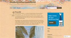 Desktop Screenshot of creativityblossomsafter60.wordpress.com