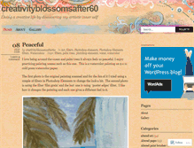Tablet Screenshot of creativityblossomsafter60.wordpress.com