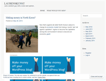 Tablet Screenshot of laurenskunst.wordpress.com