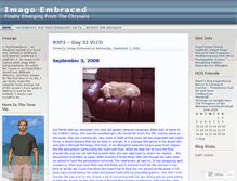 Tablet Screenshot of imagoembraced.wordpress.com