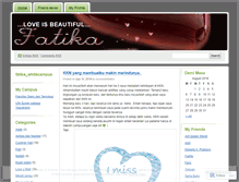 Tablet Screenshot of mynameisfatika.wordpress.com