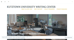 Desktop Screenshot of kutztownwritingcenter.wordpress.com