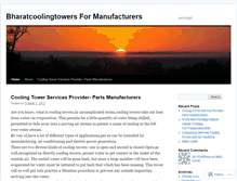 Tablet Screenshot of bharatcoolingtowers.wordpress.com