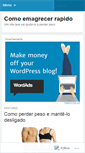 Mobile Screenshot of comoemagrecerrapido1.wordpress.com