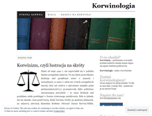 Tablet Screenshot of korwinologia.wordpress.com