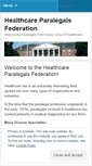 Mobile Screenshot of healthcarepara.wordpress.com