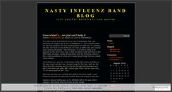 Desktop Screenshot of nastyinfluenz.wordpress.com