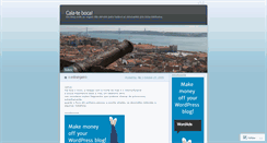 Desktop Screenshot of calateboca.wordpress.com
