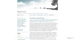 Desktop Screenshot of openessays.wordpress.com