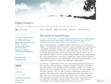 Tablet Screenshot of openessays.wordpress.com