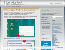 Tablet Screenshot of informaticafacil.wordpress.com