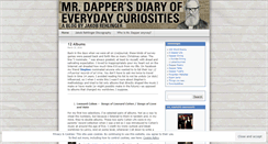Desktop Screenshot of mrdapper.wordpress.com