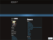 Tablet Screenshot of afifnugraha.wordpress.com
