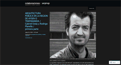 Desktop Screenshot of colaboracionesarqmop.wordpress.com