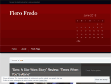 Tablet Screenshot of fierofredo.wordpress.com