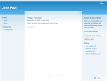 Tablet Screenshot of jpzblog.wordpress.com