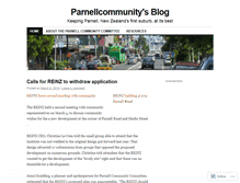 Tablet Screenshot of parnellcommunity.wordpress.com