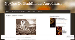 Desktop Screenshot of noqueosbuddhistasacreditam.wordpress.com