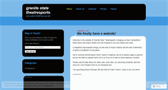 Desktop Screenshot of granitestatetheatresports.wordpress.com