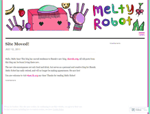 Tablet Screenshot of meltyrobot.wordpress.com