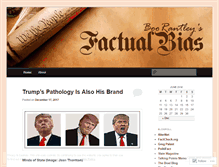 Tablet Screenshot of factualbias.wordpress.com
