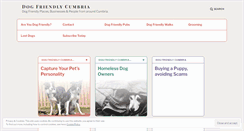 Desktop Screenshot of dogfriendlycumbria.wordpress.com