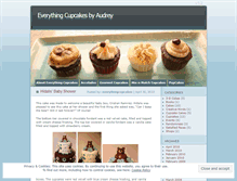 Tablet Screenshot of everythingcupcakes.wordpress.com