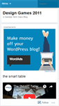 Mobile Screenshot of designgames11.wordpress.com