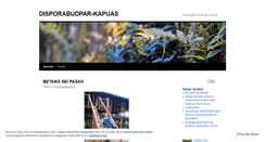 Desktop Screenshot of porabudparkapuas.wordpress.com