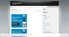 Desktop Screenshot of notionalidentities.wordpress.com