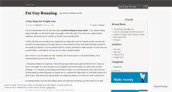 Desktop Screenshot of fatguyrunnin.wordpress.com