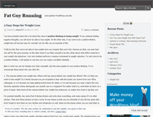 Tablet Screenshot of fatguyrunnin.wordpress.com