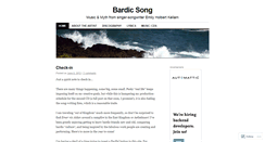 Desktop Screenshot of bardicsong.wordpress.com