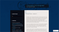 Desktop Screenshot of contemplationsofanaveragemind.wordpress.com