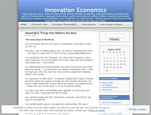 Tablet Screenshot of innomics.wordpress.com