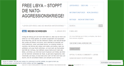 Desktop Screenshot of freefreelibya.wordpress.com