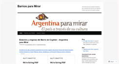 Desktop Screenshot of barriosparamirar.wordpress.com