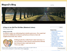 Tablet Screenshot of magsx2.wordpress.com