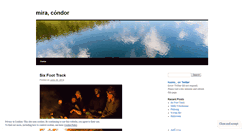 Desktop Screenshot of miracondor.wordpress.com