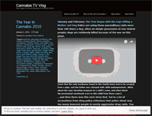 Tablet Screenshot of cannabistv.wordpress.com