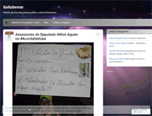 Tablet Screenshot of itaitubense.wordpress.com