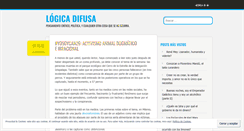 Desktop Screenshot of logicadifusablog.wordpress.com