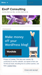 Mobile Screenshot of escpconsulting.wordpress.com