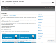 Tablet Screenshot of princesspersian.wordpress.com