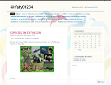 Tablet Screenshot of faty01234.wordpress.com